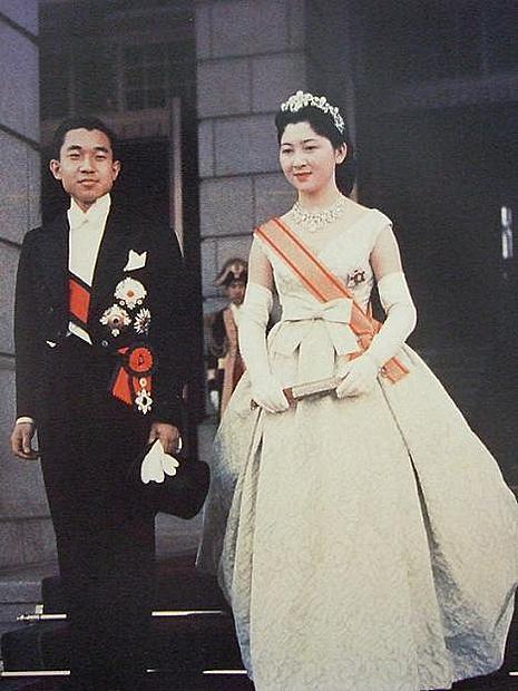 Свадебное фото Акихито и Митико, 1959 г