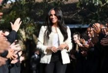 Меган Маркл посетила школу в честь международного женского дня n28qhhbecs4 Меган Маркл посетила школу в честь международного женского дня