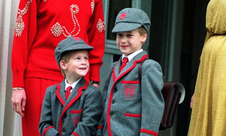prince william harry first day school t Принц Уильям - брат и защитник