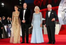 fazk9chveaipi6t Кембриджи и Уэльсы на премьере фильма о Джеймсе Бонде