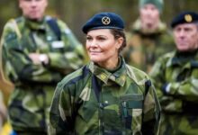 9 Кронпринцесса Швеции приняла участие в военных учениях