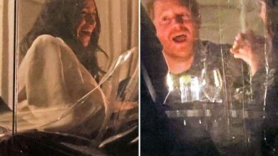 9 Появились новый фотографии Гарри и Меган, ужинающих с Бруксбэнками в Санта-Барбаре