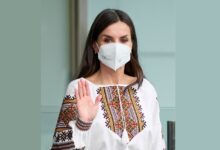 gettyimages 1377518139 Королева Испании надела вышиванку