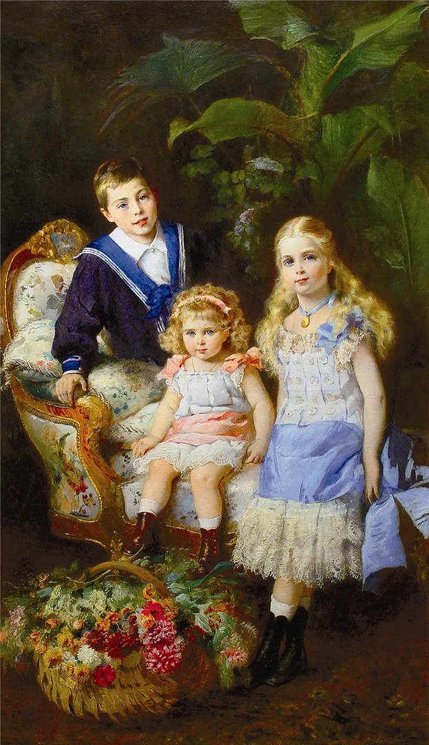 Дети императора Александра II и светлейшей княгини Юрьевской. Константин Маковский
