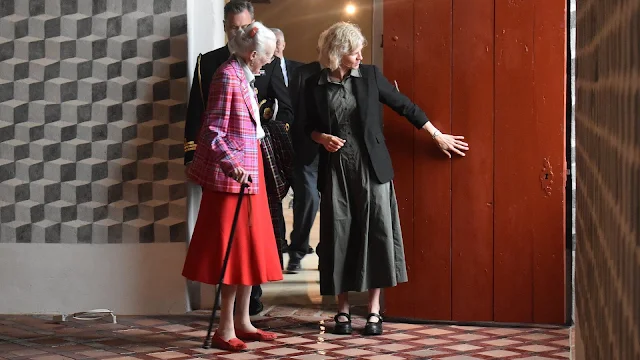 Королева Маргрете посетила замок Нюборг на датском острове Фюн queen margrethe 1 Королева Маргрете посетила замок Нюборг на датском острове Фюн